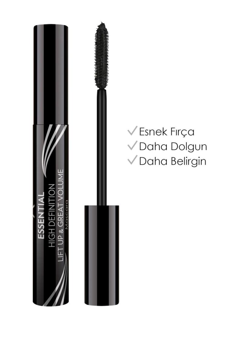 Essential High Definition & Liftup&great Volume Mascara - Black-hacim Veren Maskara