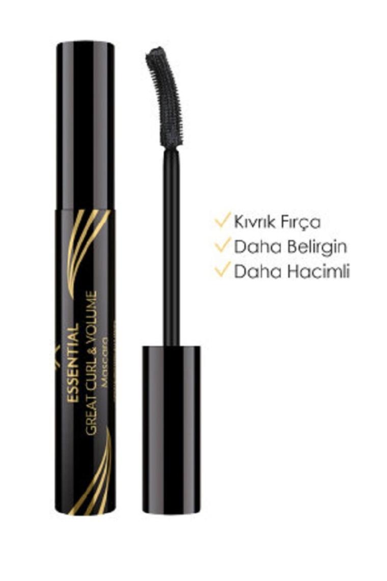 Essential Great Curl & Volume Mascara - Black - Kıvrım Veren Maskara