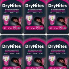 DryNites Kız 4-7 Yaş 60'lı Emici Gece Külodu