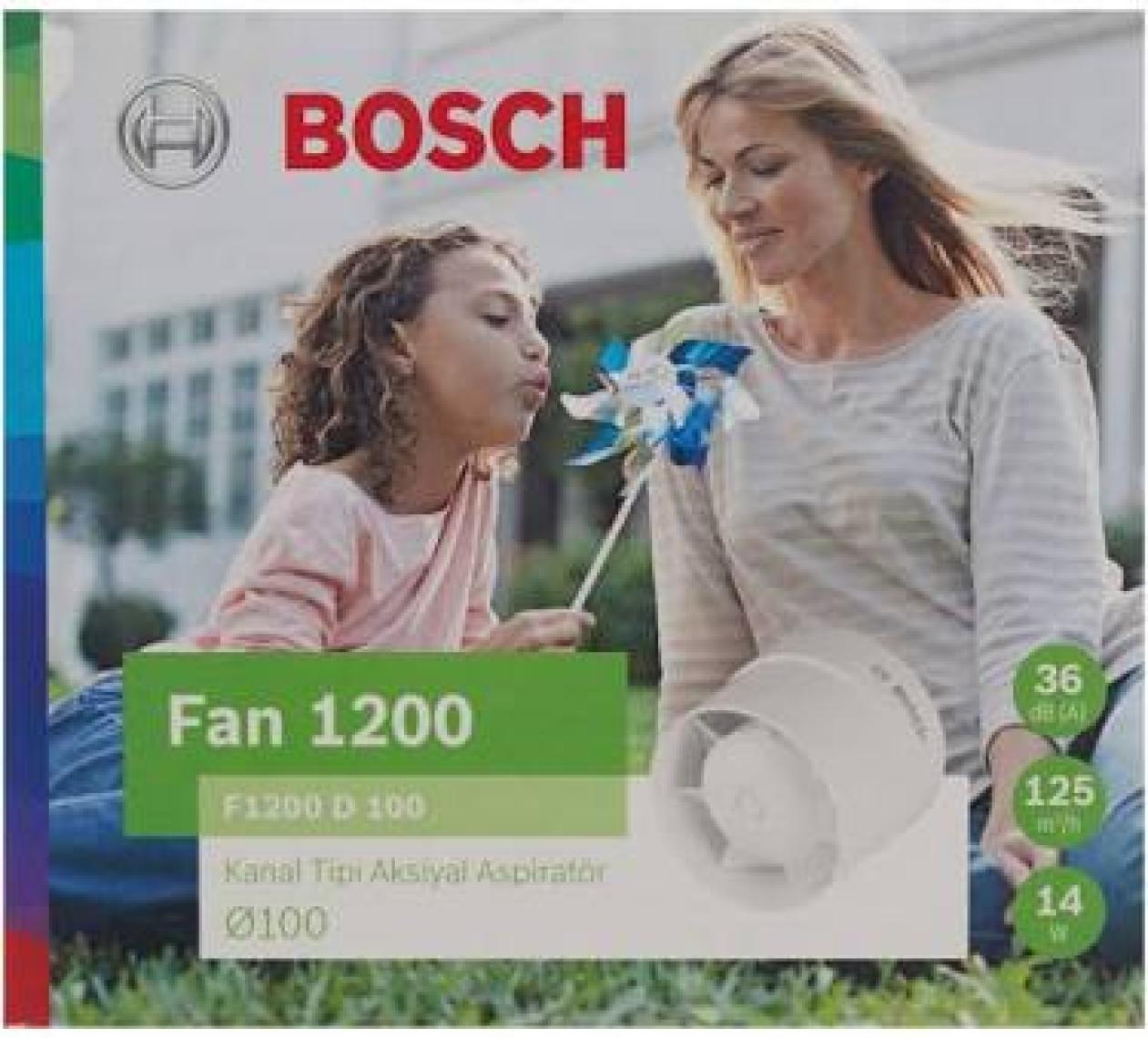 Bosch F1200 D 100 Kanal Tipi Aksiyal Fan