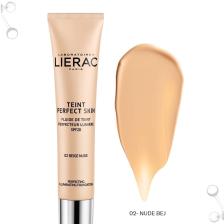 Teint Perfect Nude Beige / 2 Mükemmel Cilt Dokusu Sağlayan, Aydınlatıcı Fluid Fondöten
