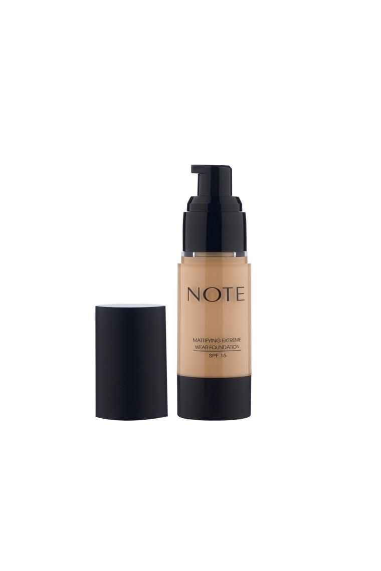 Note Mattifying Extreme Wear Fondöten Spf 15 03 Medium Beige
