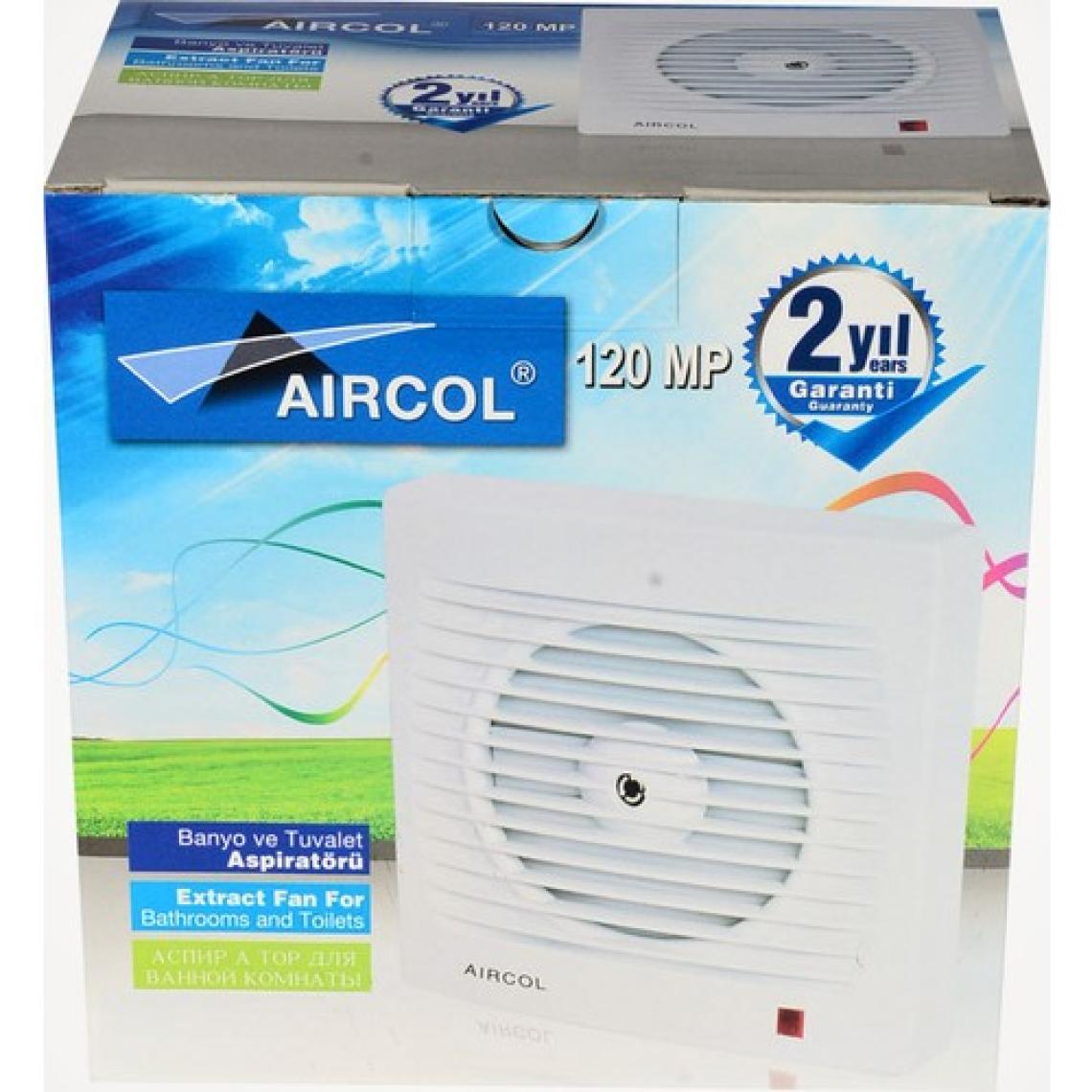 Aırcol Op 120 Lik Otomatik Panjurlu Banyo Fanı