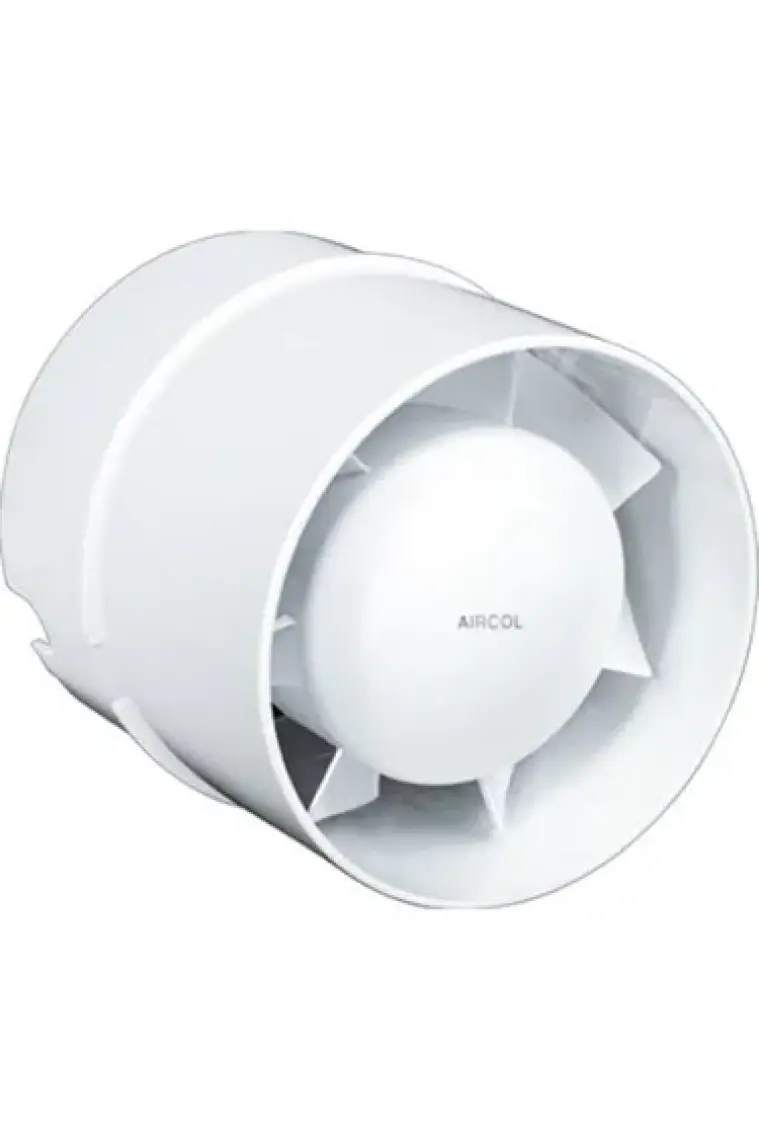 Aircol 100 Lük Kanal Tipi Fan Plastik Banyo, Tuvalet Ve Baca Aspiratörü