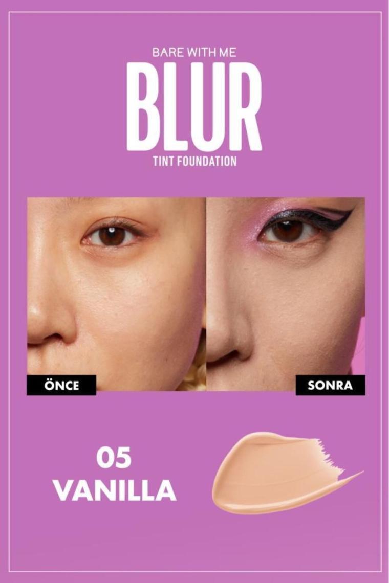 Blur Tint Ciltte Filtre Etkili Fondöten - 05 Vanilla