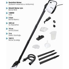 Pirantech CB-902 Buharlı Temizlik Makinası - Buharlı Temizleyici - Floor Max Set