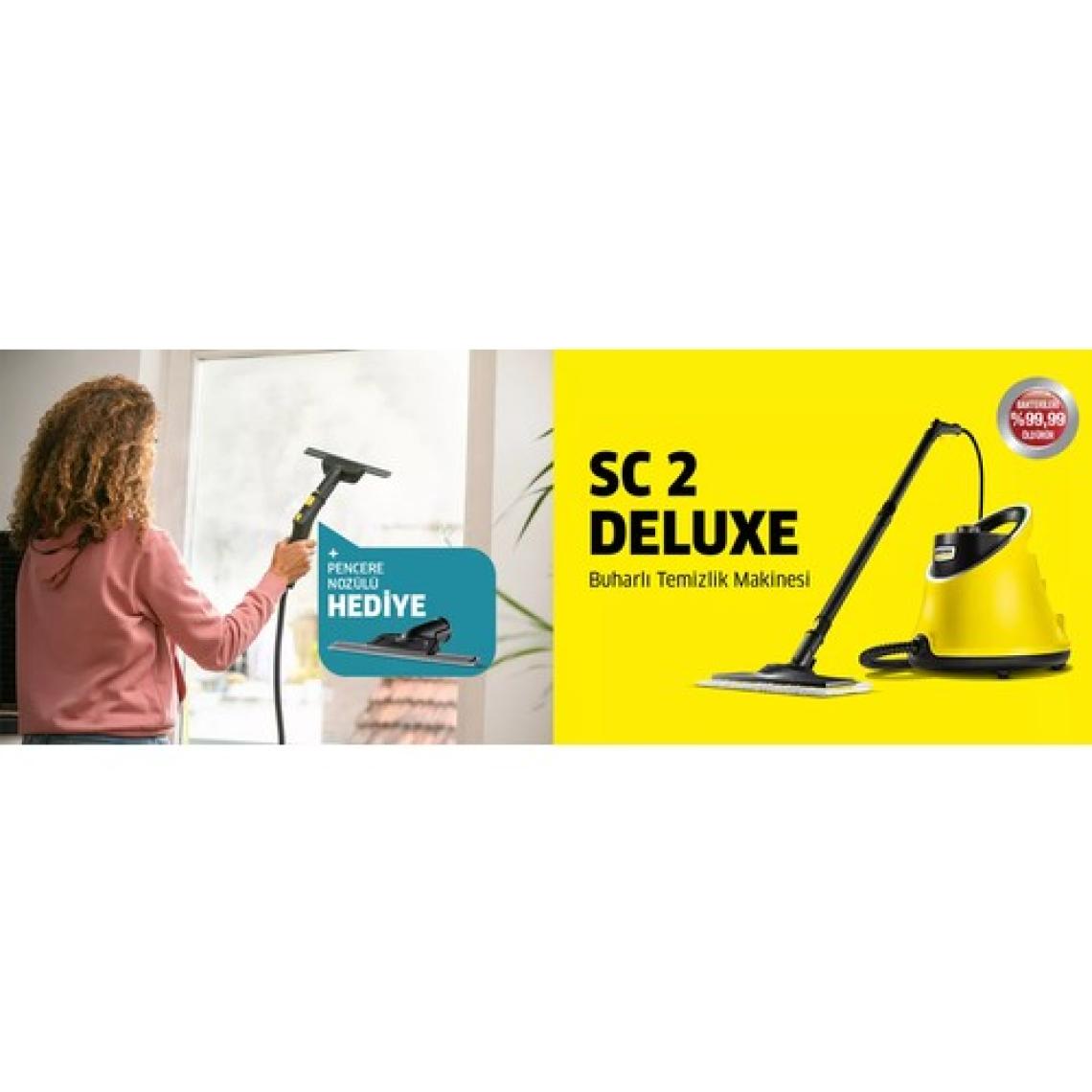 Karcher Sc 2 Deluxe Buharlı Temizlik Makinesi + Pencere Nozülü