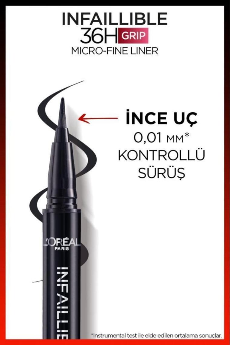 Loreal Paris Infaillible 36h Grip Micro Fine Eyeliner 01 Obsidian
