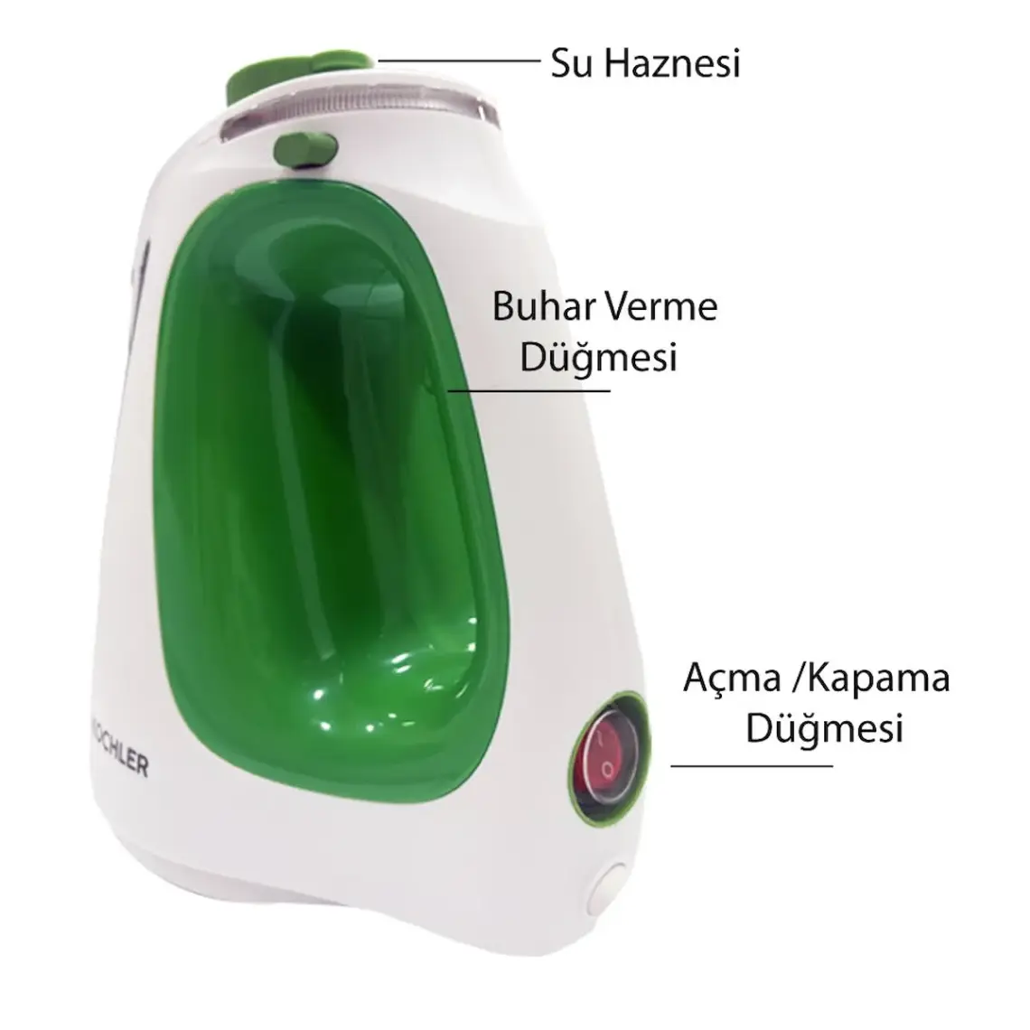 WHL-622B 2-In-1 Buharlı Temizlik Makinesi – El Tipi ve Mop Başlıklı, Yüksek Güçlü, Çok Amaçlı ve Kompakt Tasarım