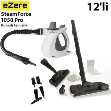 EZERE SteamPro 12'li Çok Amaçlı Buharlı Temizleyici – Basınçlı & Portatif