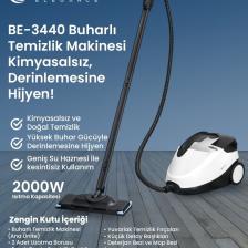 Bright Elegance BE-3440 Çok Fonksiyonlu Buharlı Temizlik Makinesi- Buharlı Temizleyici