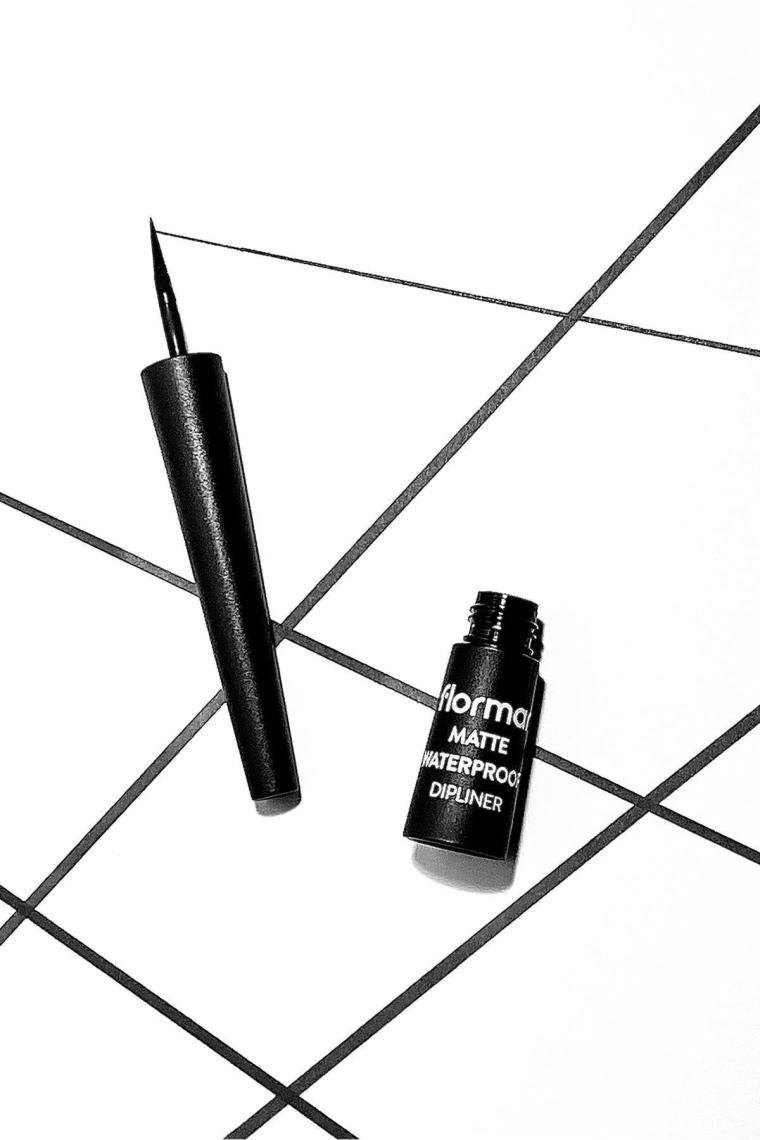 Suya Dayanıklı Mat Dipliner (SİYAH) - Waterproof Dipliner - 001 Black - 8690604536481