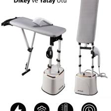 Buhar Kazanlı 2 Fonksiyonlu Dikey ve Yatay Ütü