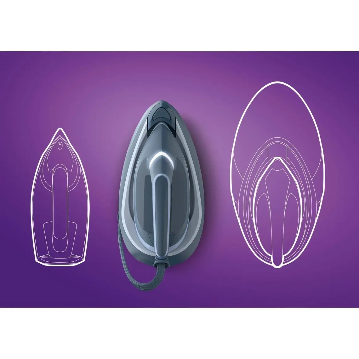 Philips PSG6042/206000 Serisi Perfectcare Buhar Kazanlı Ütü, Güçlü Buhar, 1,8 L Çıkarılabilir Su Haznesi, Sıfır Yanık Riski, SteamGlide,