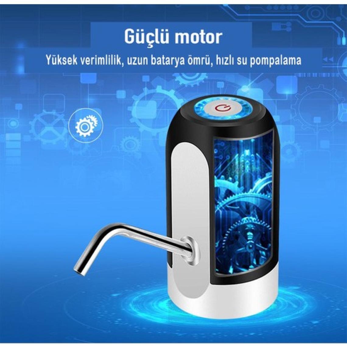 Nanopro Şarjlı Otomatik Damacana Su Pompası