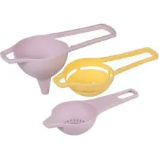 Sun Plastik Çay Süzgeci Huni ve Yumurta Ayırıcı