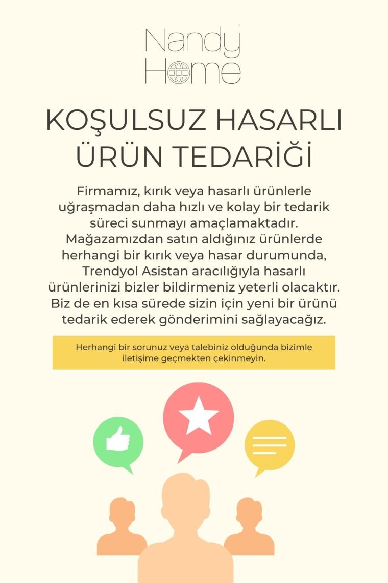 Nandy Home 2'li Set Clear Peçete Organizeri