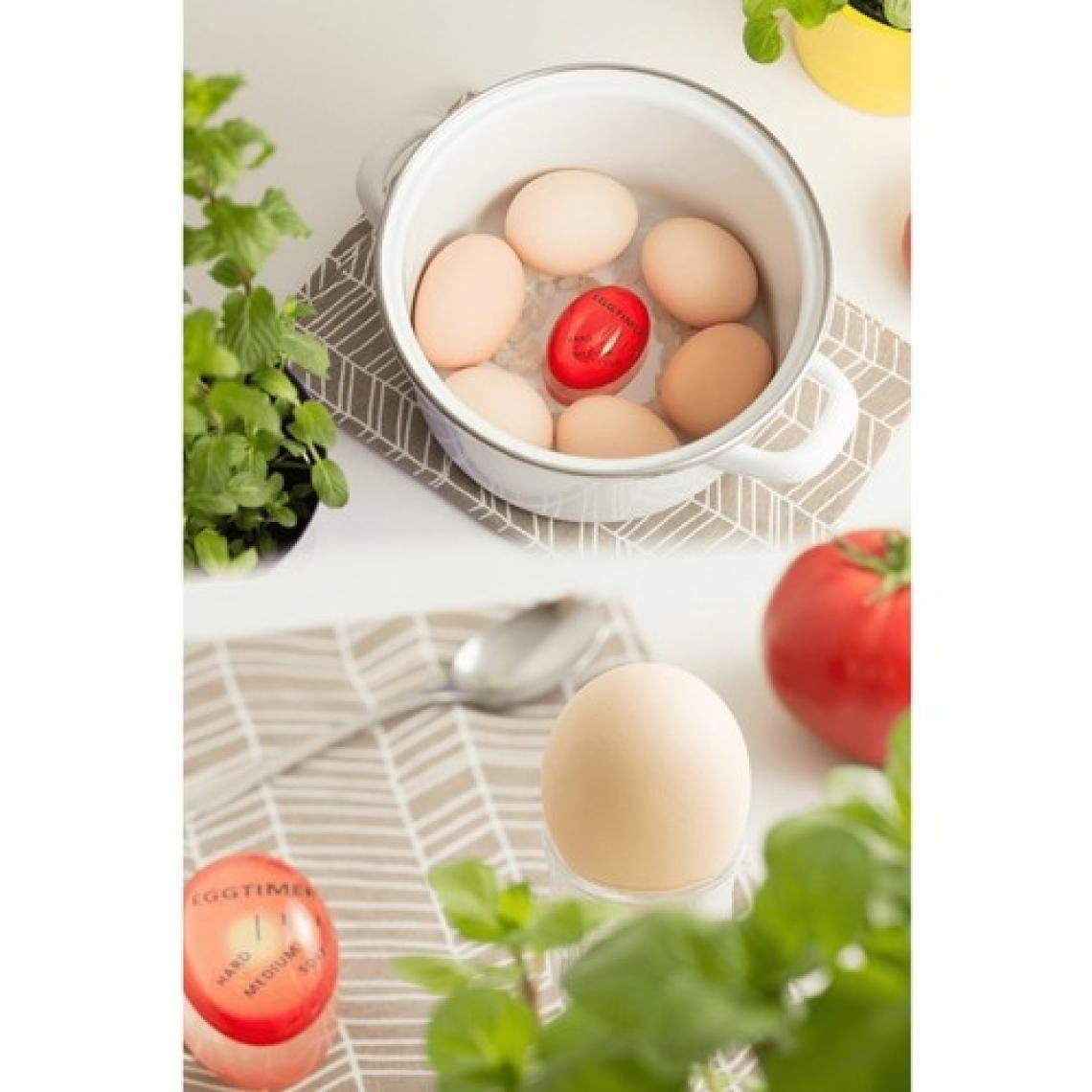 Qniay Dublör Yumurta Zamanlayıcı Yumurta Haşlama ve Pişirme Aparatı Isıya Duyarlı Zamanlayıcısı
