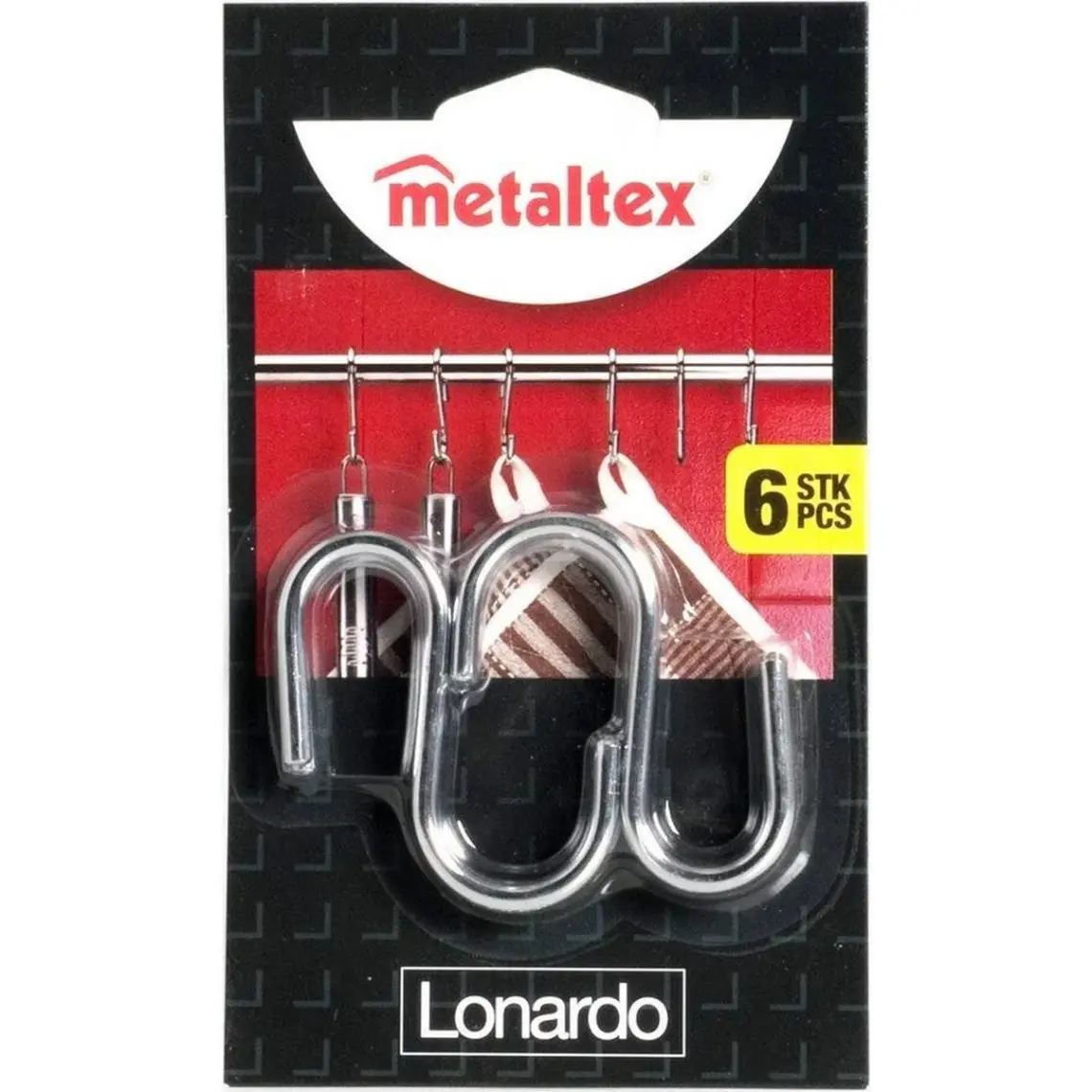 Metaltex Lonardo Çelik Kanca Seti ( 6'lı)