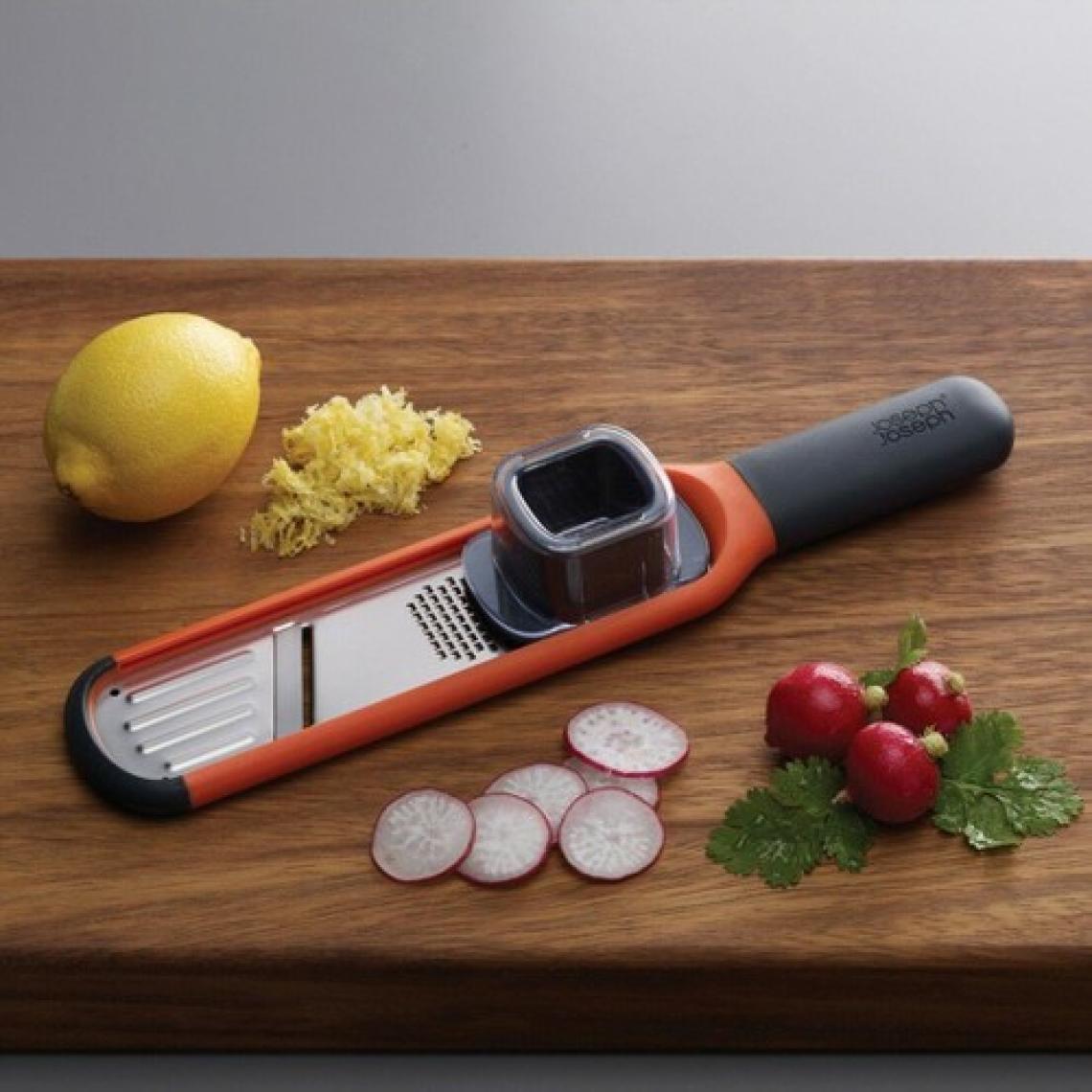 Joseph Joseph Handi-Grate™ 2'si 1 Arada Mini Rende ve Dilimleyici Turuncu