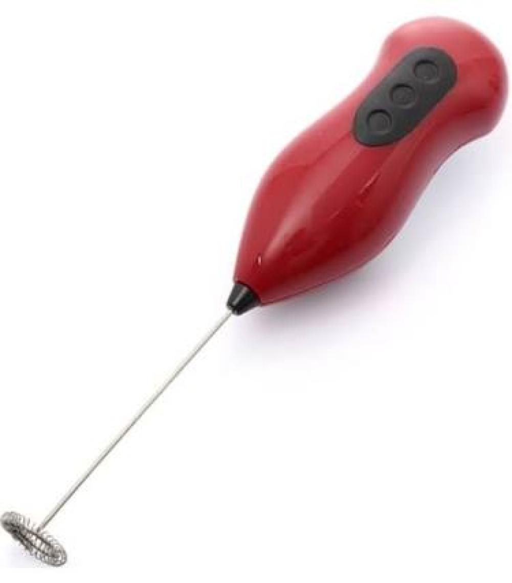 CandyShine Pilli Mini Mixer Kahve Süt Köpürtücü Karıştırıcı Cappuccino Mixer Mavi