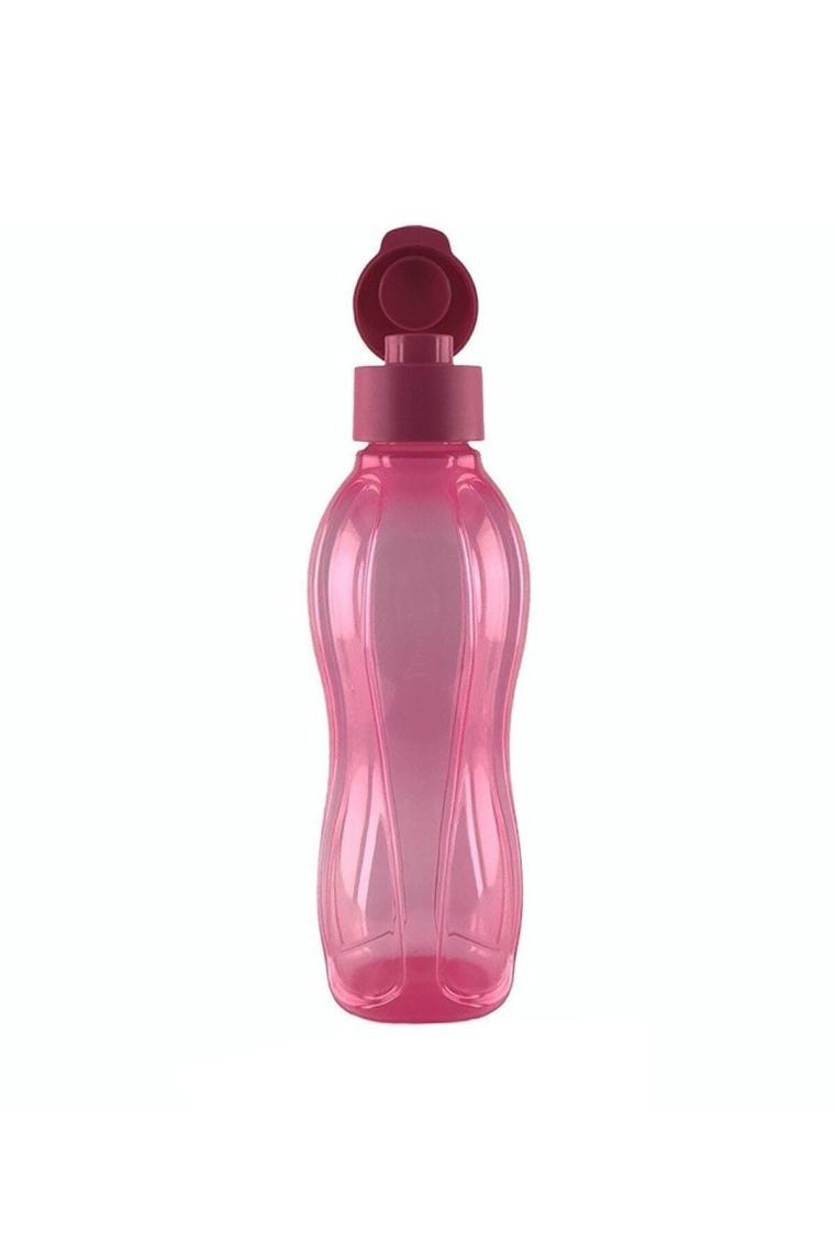 Eko Şişe 500 ml Pembe Pratik Kapak