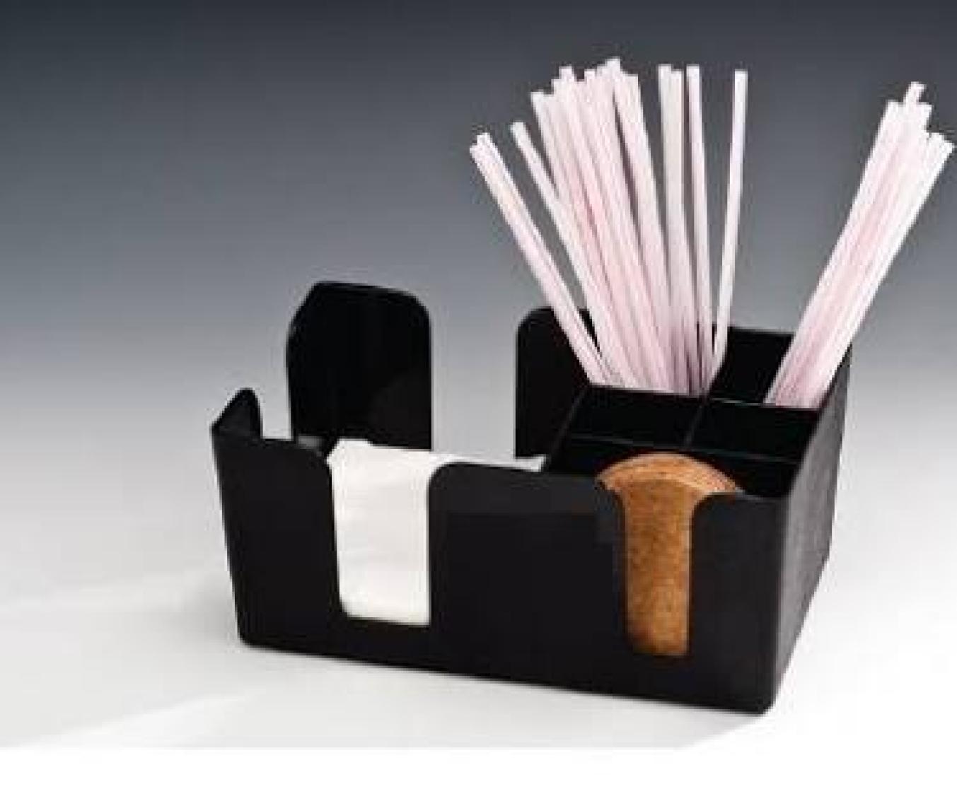 Biradlı Bar Pipet Ve Peçetelik