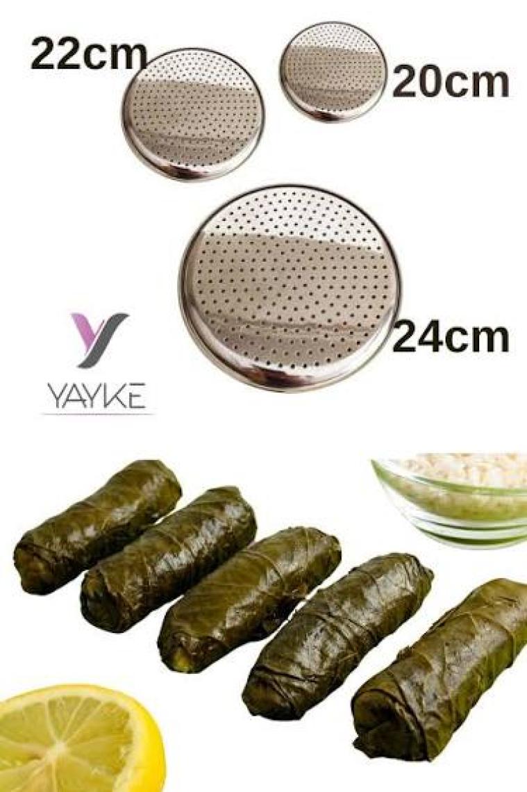 Yayke Sarma  Tencere Kapağı Yapışmayı Önleyici Yaprak Sarma Pişirme Aparatı (3 Adet)