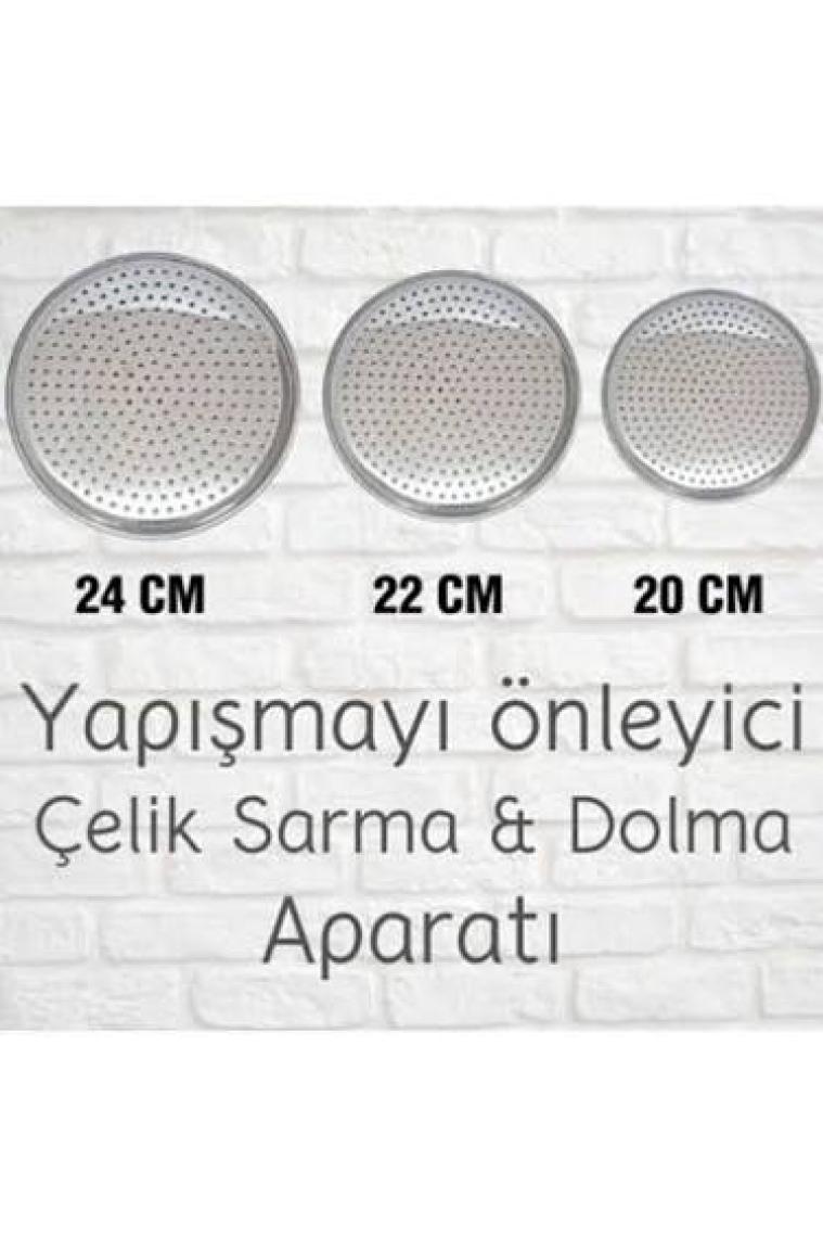 Yayke Sarma  Tencere Kapağı Yapışmayı Önleyici Yaprak Sarma Pişirme Aparatı (3 Adet)