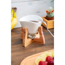 Joy Kitchen Ahşap Standlı Fondü Seti Beyaz Renk
