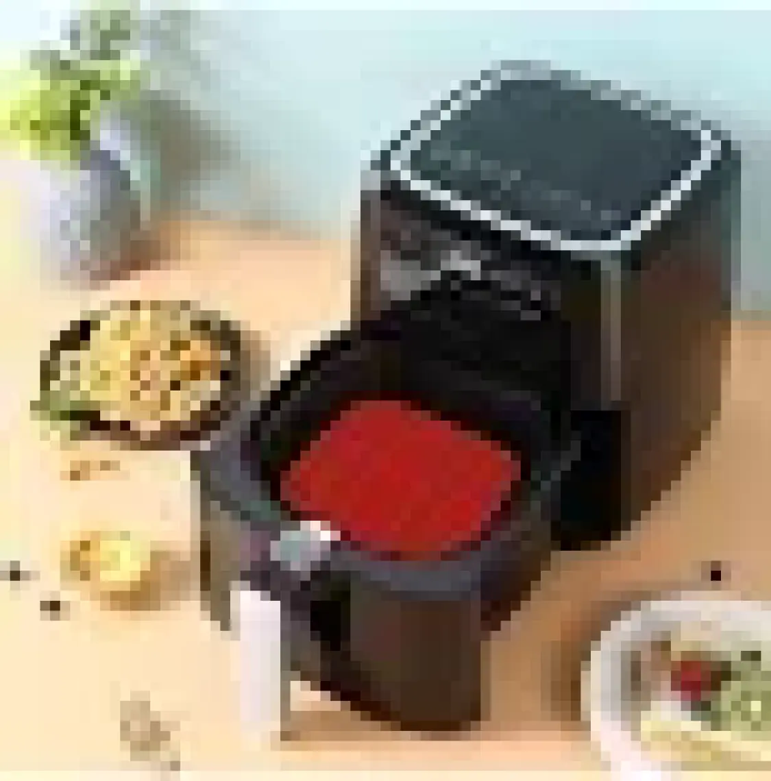 5DM Renkli Isıya Dayanıklı Yıkanılabilir Silikon Fırın ve Airfryer Kare Pişirme Matı 21,5 cm