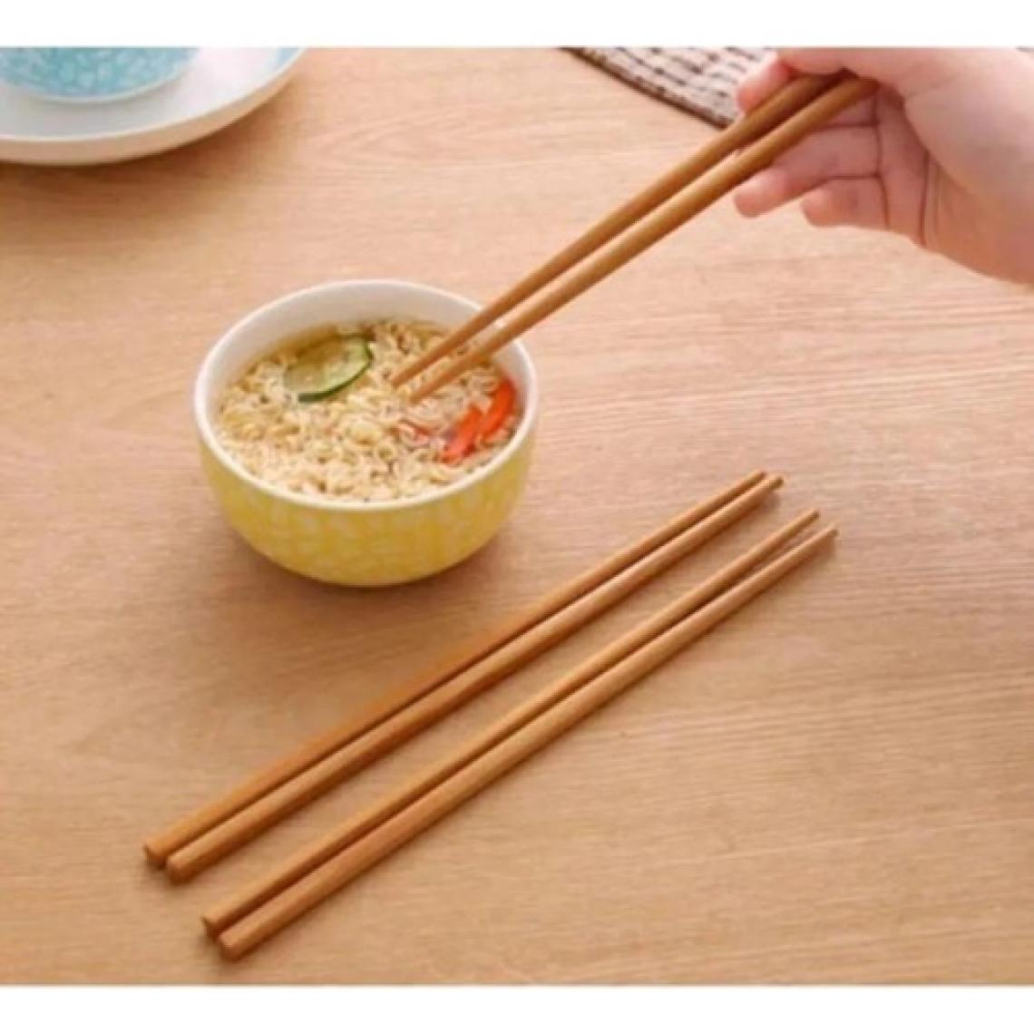 Bizimevde Yıkanabilir Organik Bambu Çin Çubuk Yemek Çubuğu Chopstick 20 Adet