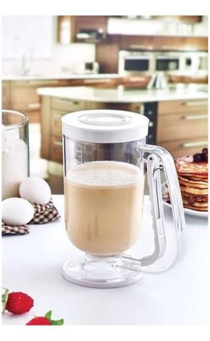 Ensa Pratik Hamur Dağıtıcı Pancake Krep Muffin Kolay Akıtma Kabı Porsiyonlayıcı