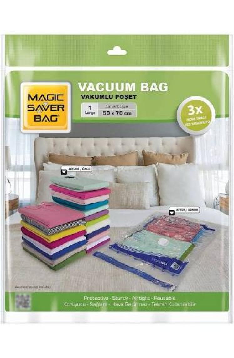 Magic Saver Bag Large Vakumlu Poşet 50x70 cm