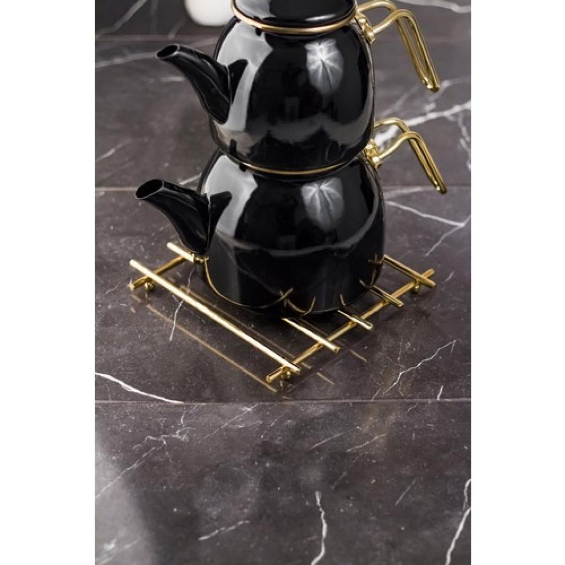 EW's Kitchenware Gold 3'lü Servis Sunum Seti & Havluluk & Peçetelik & Nihale Paslanmaz