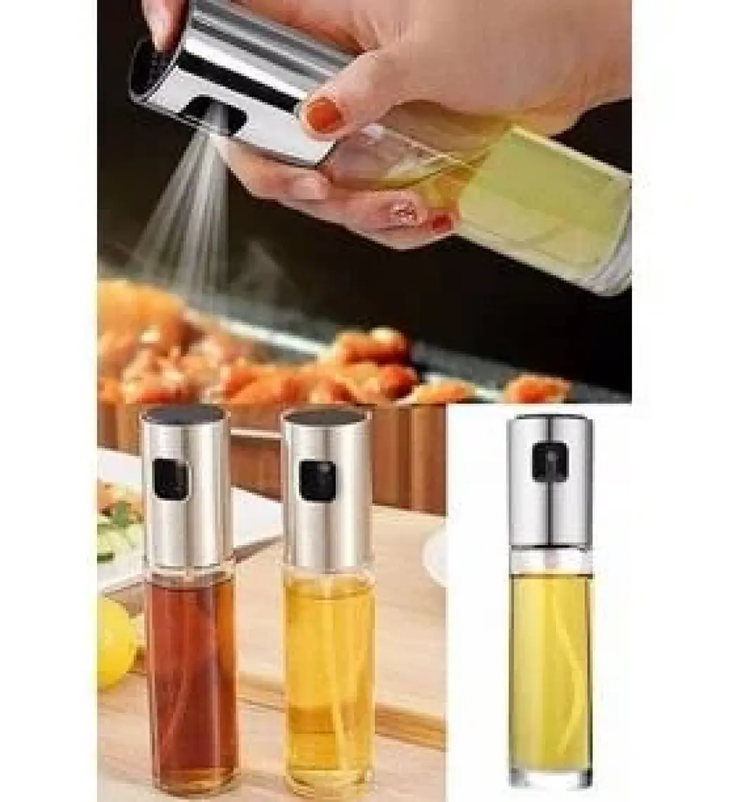 Pratik Mağazam  Çok Amaçlı Spreyli Yağdanlık Limon Yağ Sos Spreyi Cam Şişe 100 ml