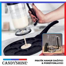 CandyShine Ölçekli Hamur Porsiyonlayıcı Pancake Krema Puding Akıtma Yardımcısı