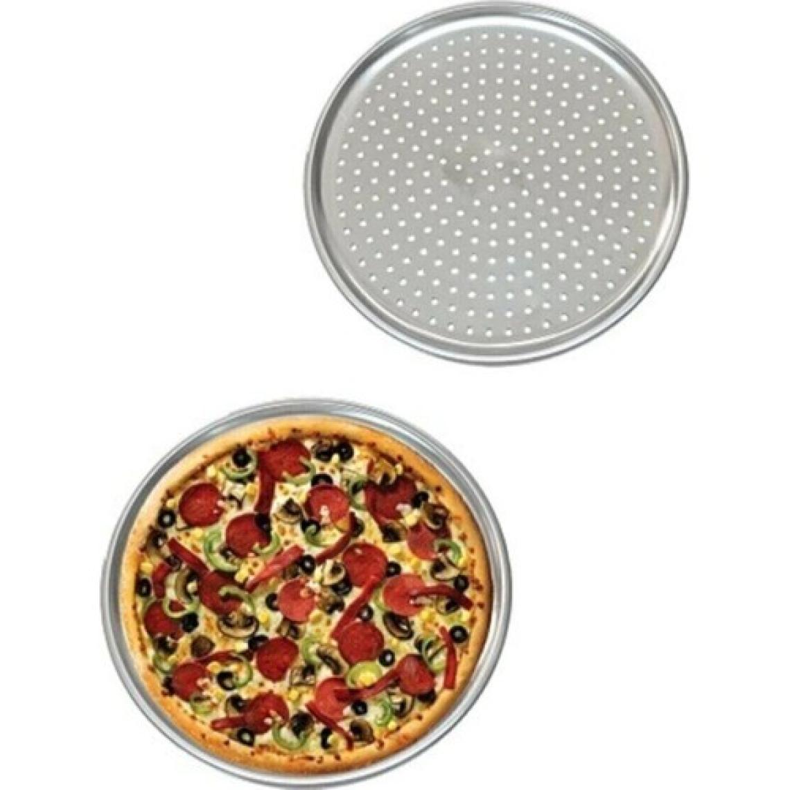 Rennway Delikli Çelik Pizza ve Lahmacun Tepsisi 3 Adet 3 Boy