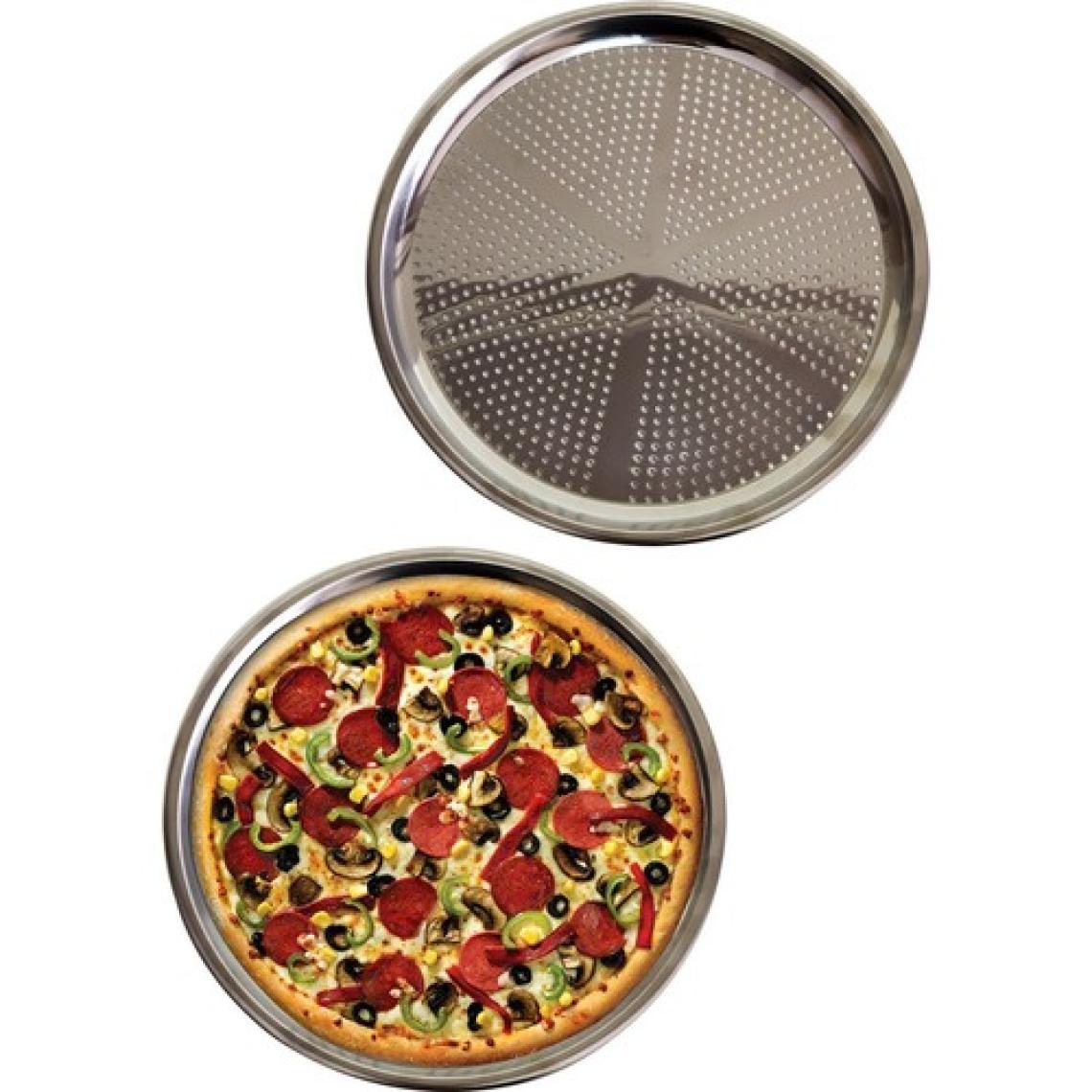 Rennway Delikli Çelik Pizza ve Lahmacun Tepsisi 3 Adet 3 Boy