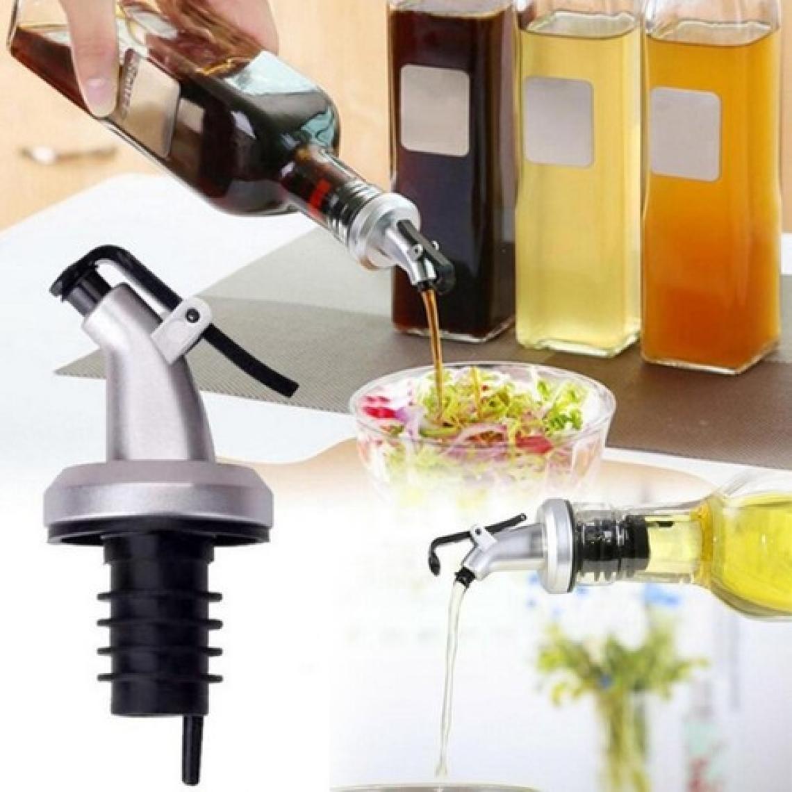 Sevil Saraç Home Kapaklı Şişe Ucu Servis Aparatı Damlalık Yağdanlık Tıpa 3 Lü Set