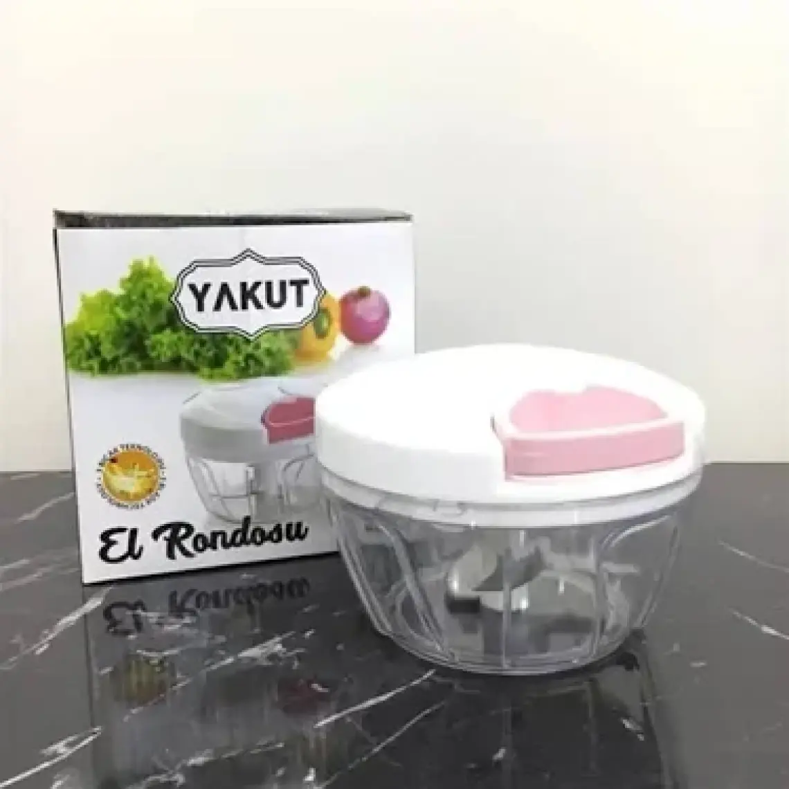 Yakut 3 Bıçaklı Ipli El Rondosu Doğrayıcı