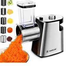 Harlem 1500W 6 Başlıklı Çok Fonksiyonlu Sebze ve Meyve Doğrayıcı + Patates Dilimleyici Rondo