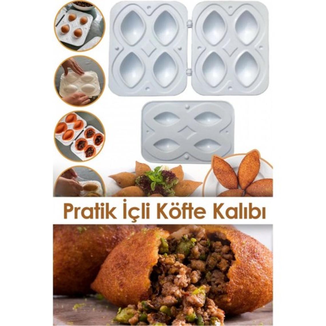 Qniay Plastik Içli Köfte Yapım Aparatı 4'lü