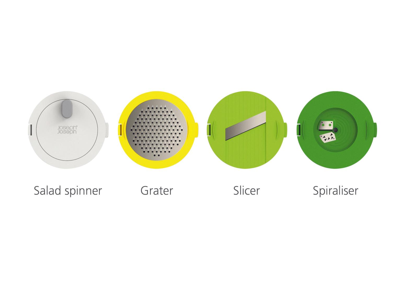 Joseph Joseph Multi-Prep 4 Parça Salata Hazırlama Seti - Multicolour
