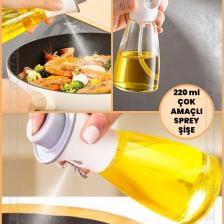 5DM 220 ml Çok Amaçlı Spreyli Cam Şişe