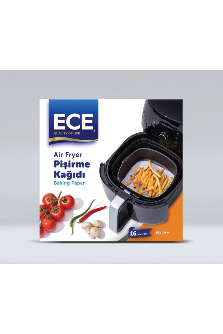 Airfryer Pişirme Kağıdı 19x19 cm 16 Adet