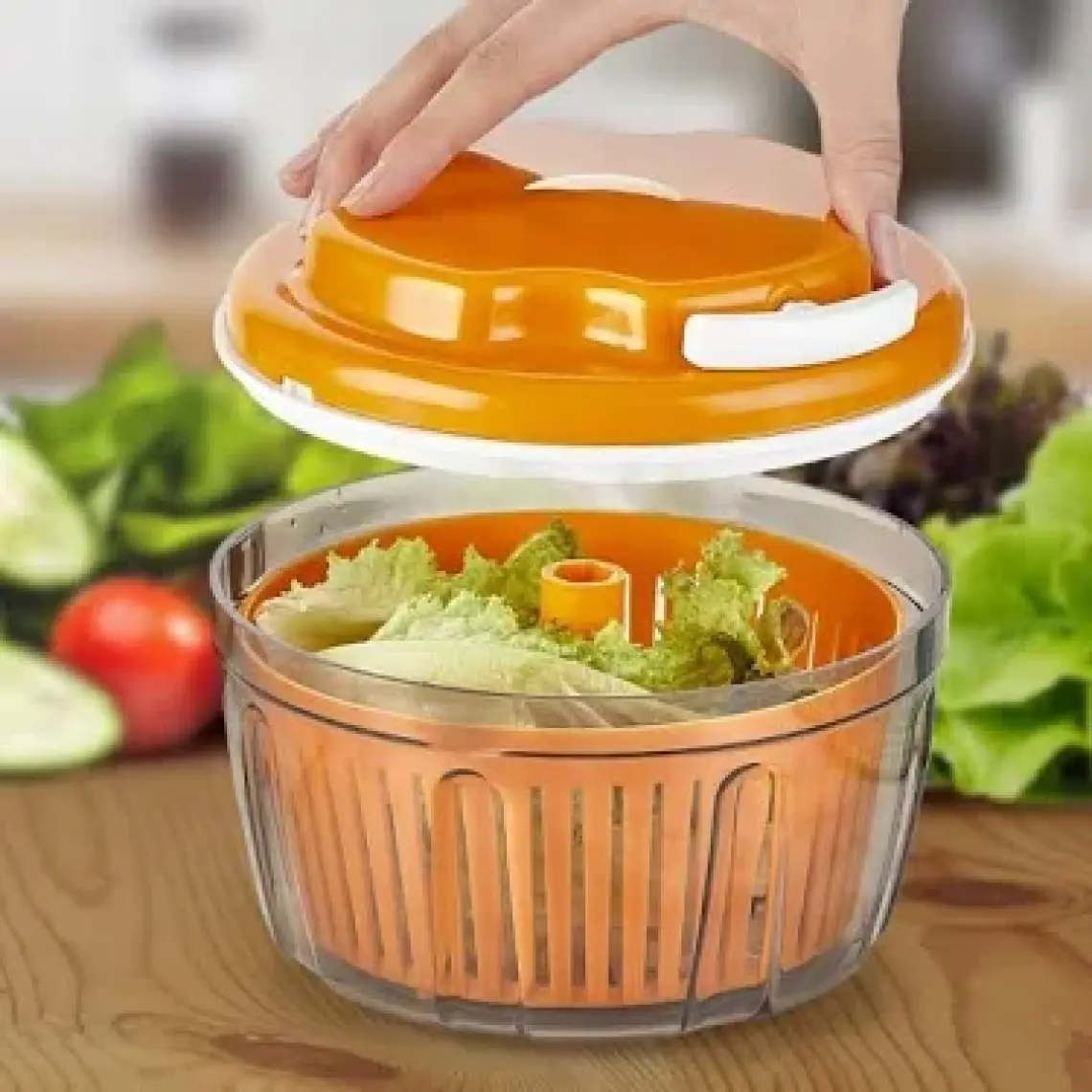 Wenken Üç Fonksiyonlu Büyük Ipli Rondo (Doğrayıcı, Karıştırıcı, Sebze Kurutucu)