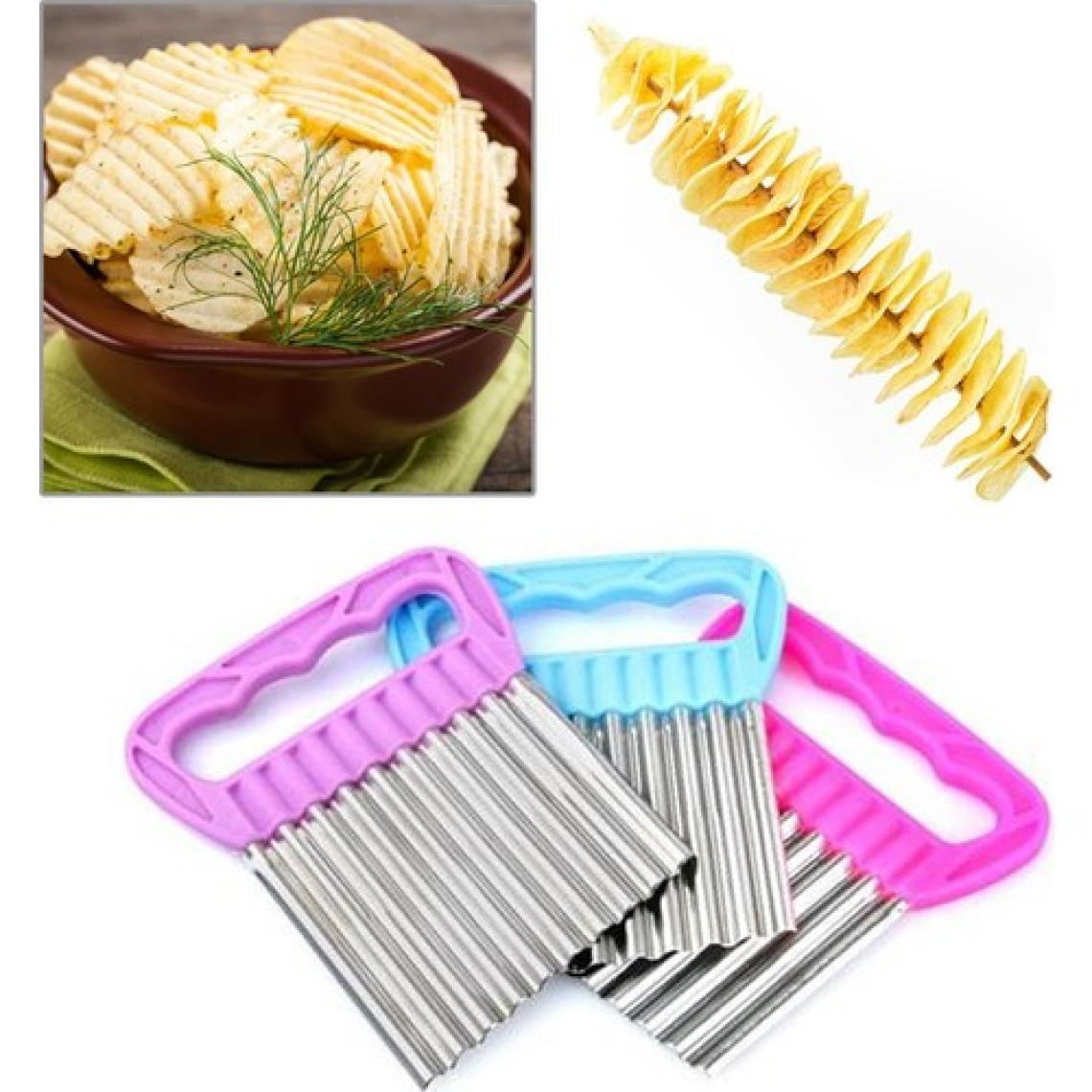 Pratik Chips Chopper Şekilli Sebze Ve Meyve Dilimleyici