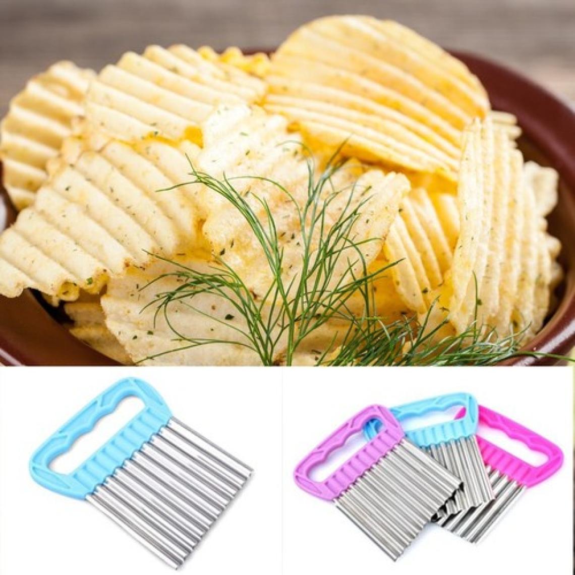 Pratik Chips Chopper Şekilli Sebze Ve Meyve Dilimleyici