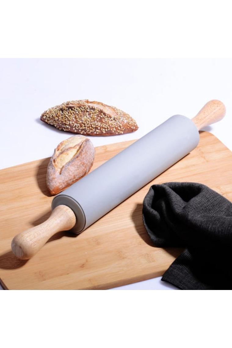 Kosova Gri Bambu Silikon Merdane 43CM